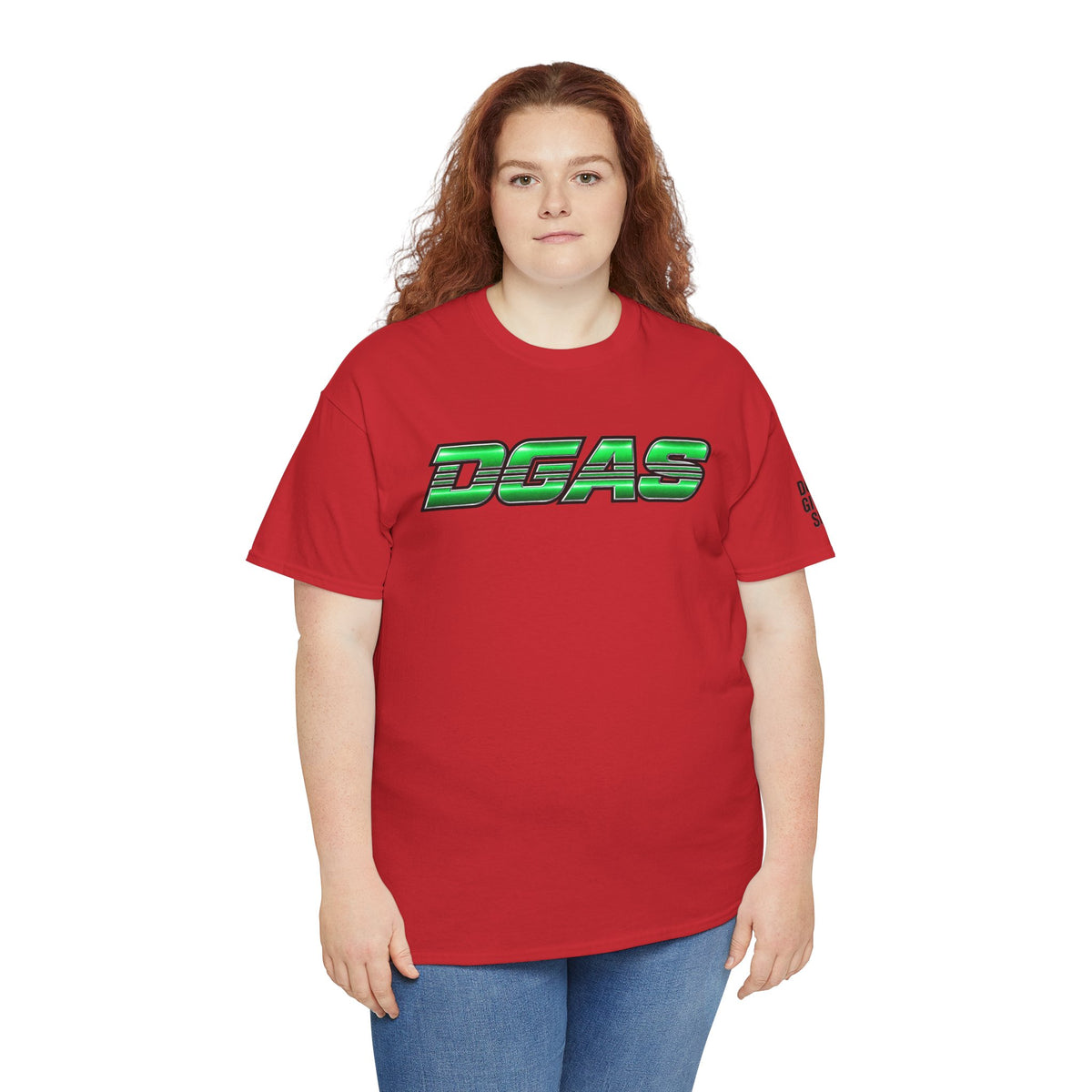 DGAS (Dont Give A Shit) Green Retro Logo Tee — Streetwear Graphic T-Shirt