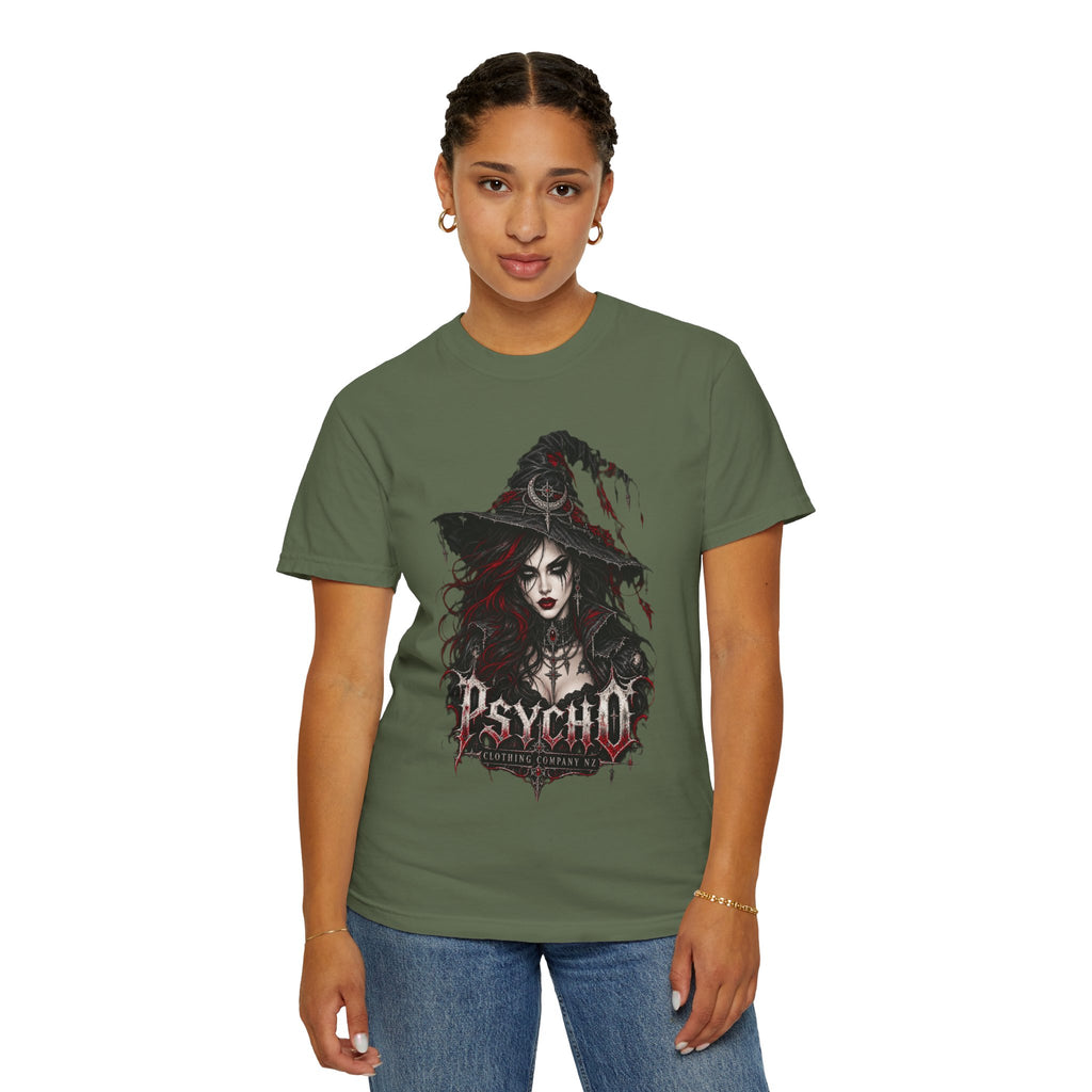 Psycho Witch Gothic Graphic T-Shirt