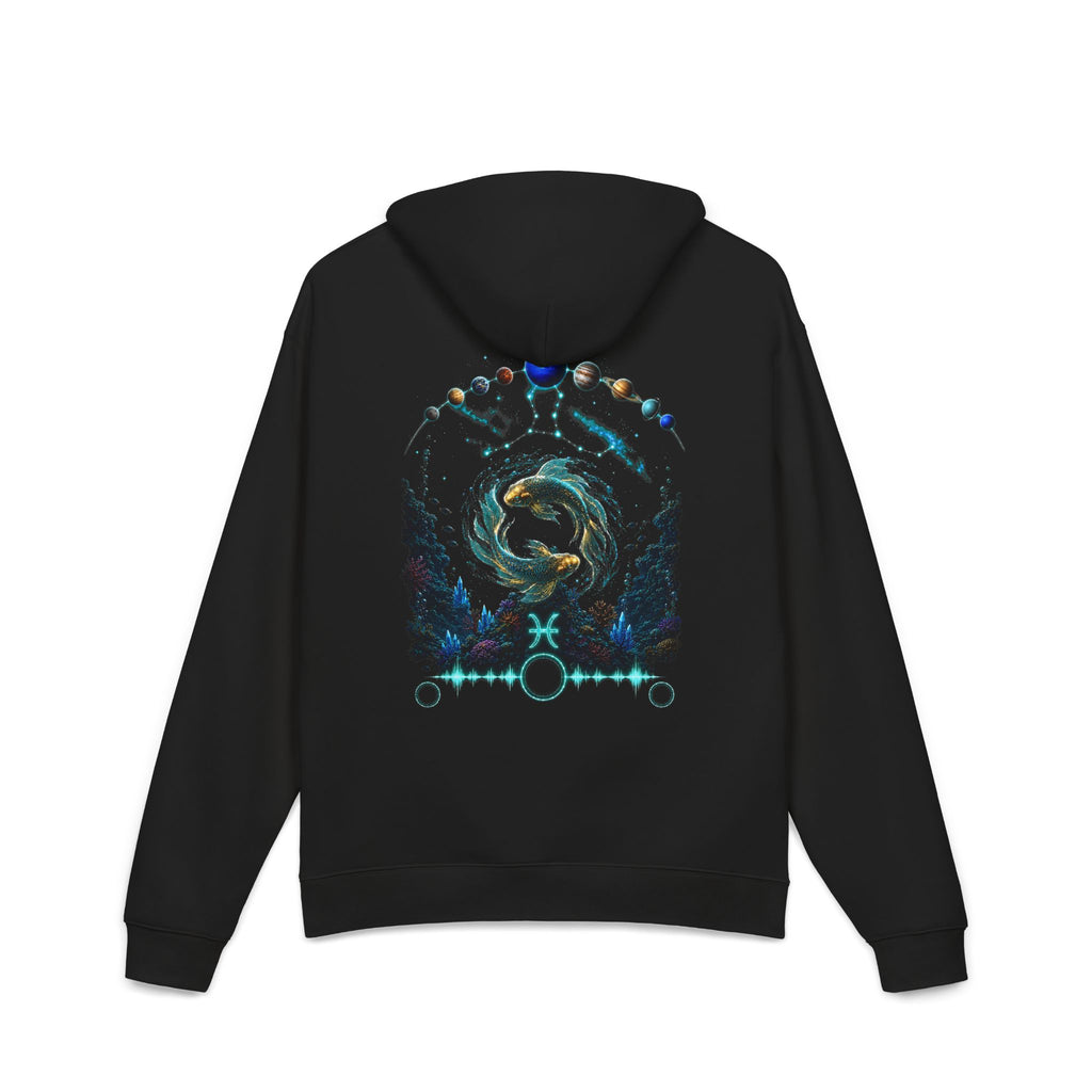Hoodie — Pisces Zodiac Constellation Back Graphic Hoodie