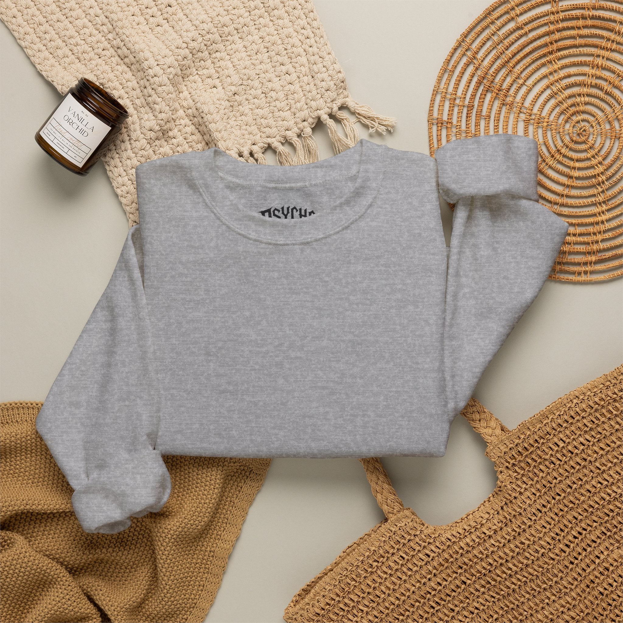 Classic Black Crewneck Sweatshirt