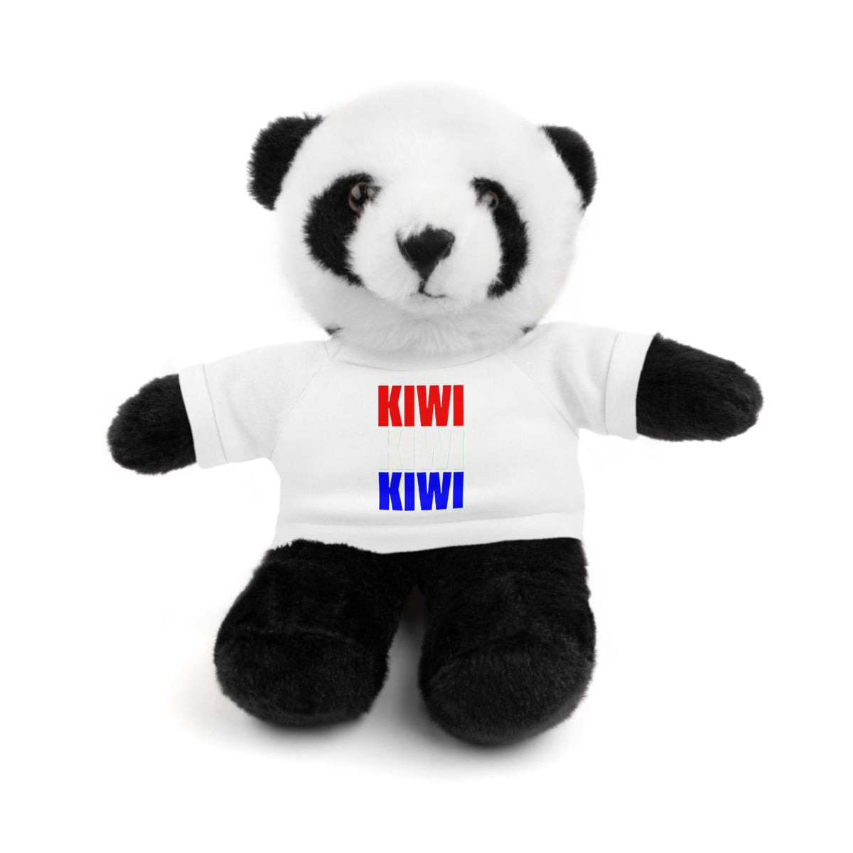 Kiwi Stripe Teddy Bear with Graphic Tee