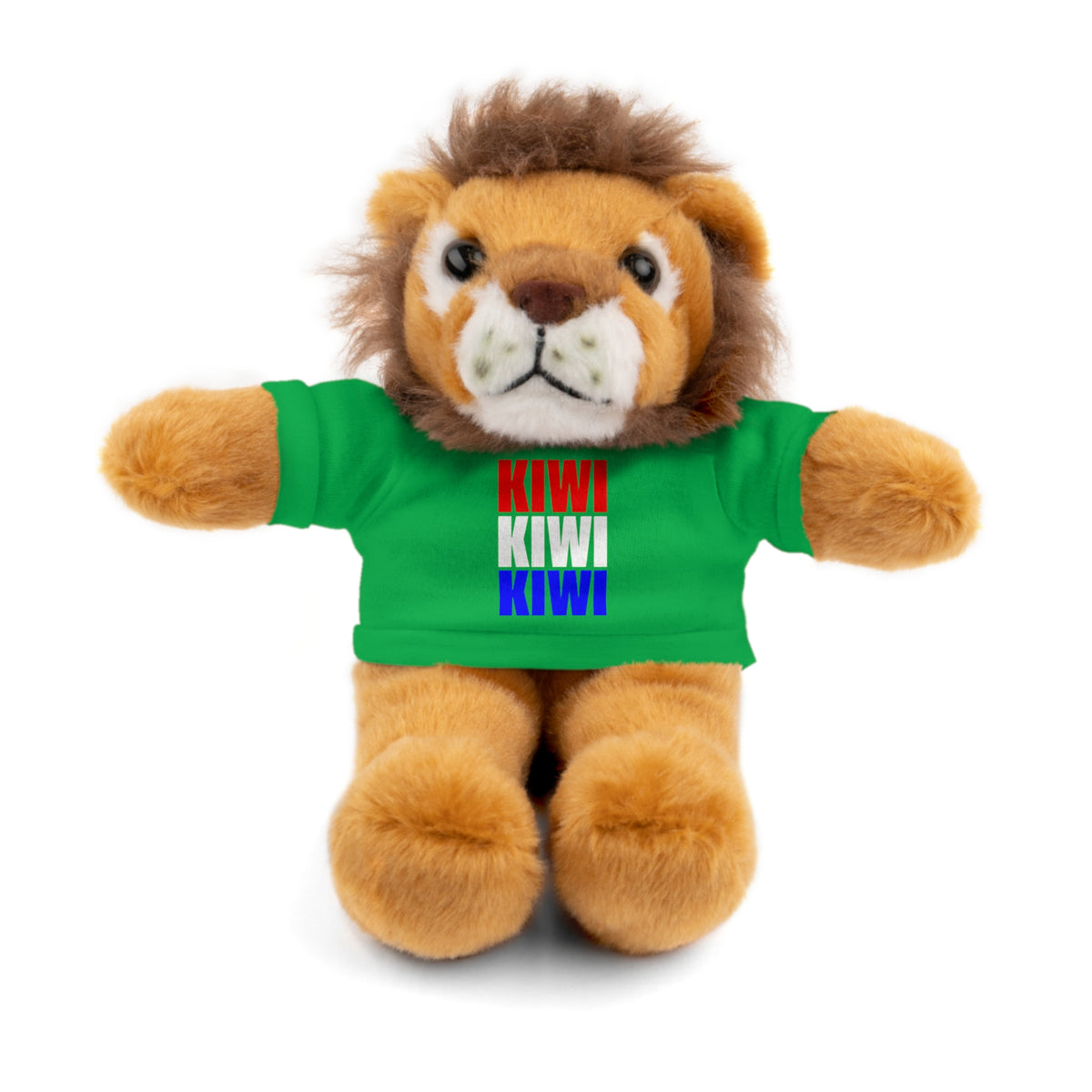 Kiwi Stripe Teddy Bear with Graphic Tee