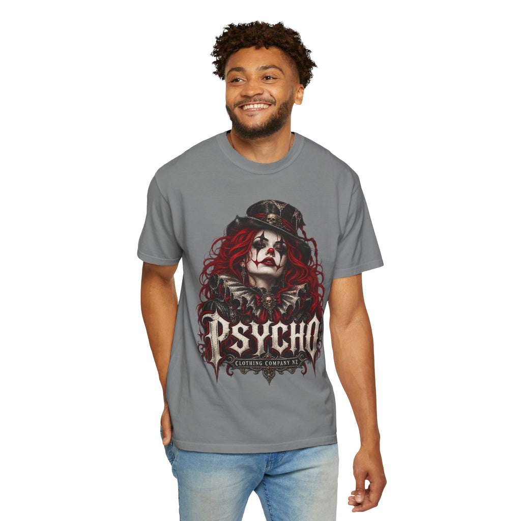 Psycho Female Clown Graphic T-Shirt