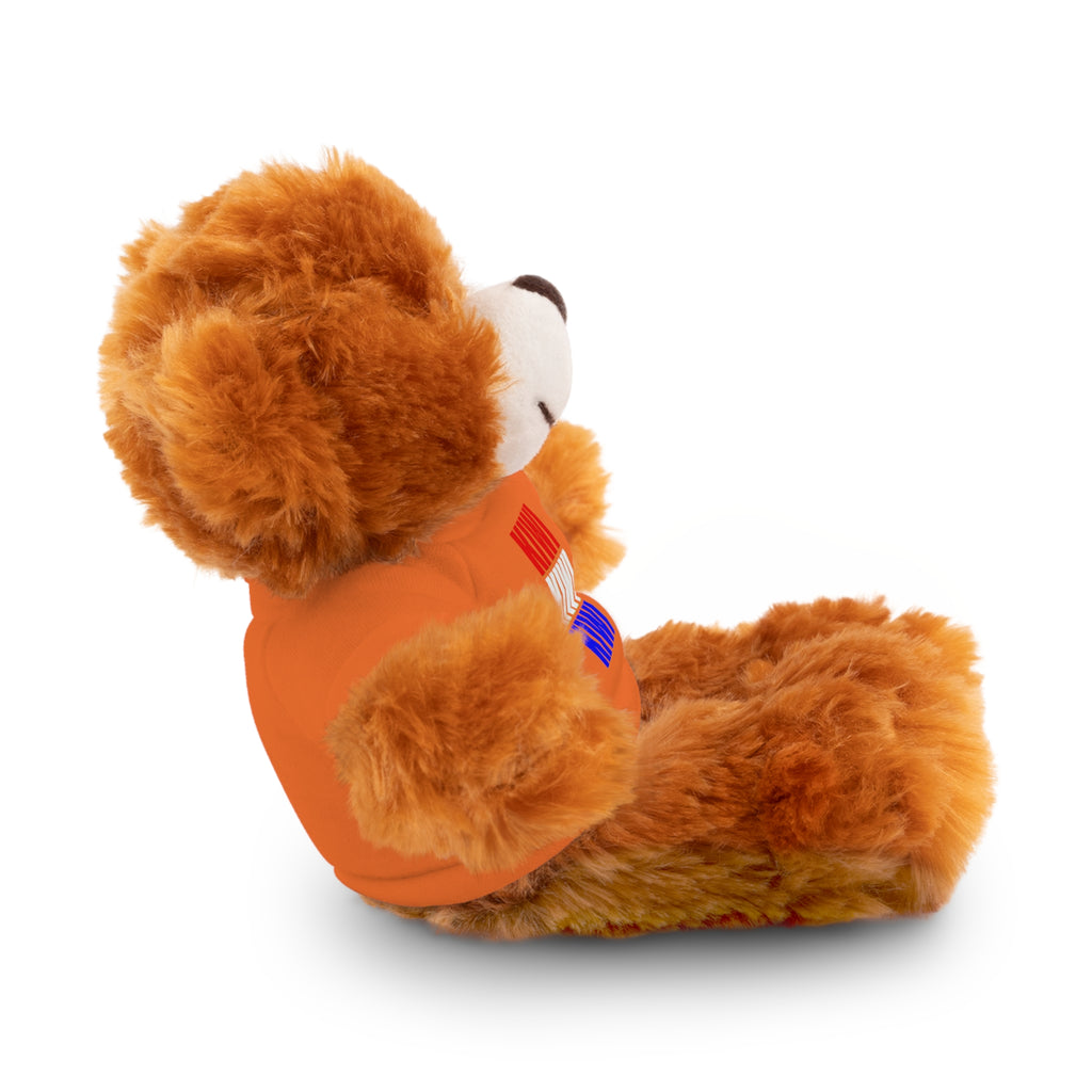 Kiwi Stripe Teddy Bear with Graphic Tee