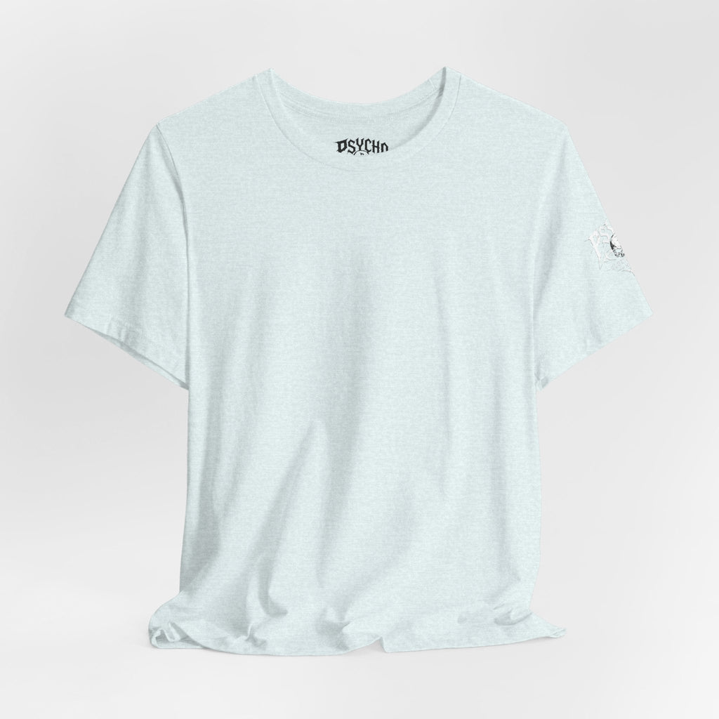 Psycho Clothing Co. Graphic Tee — Gothic Skull Logo T‑Shirt