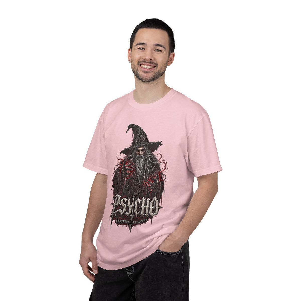 Psycho Wizard T-Shirt — Gothic Wizard Graphic Tee