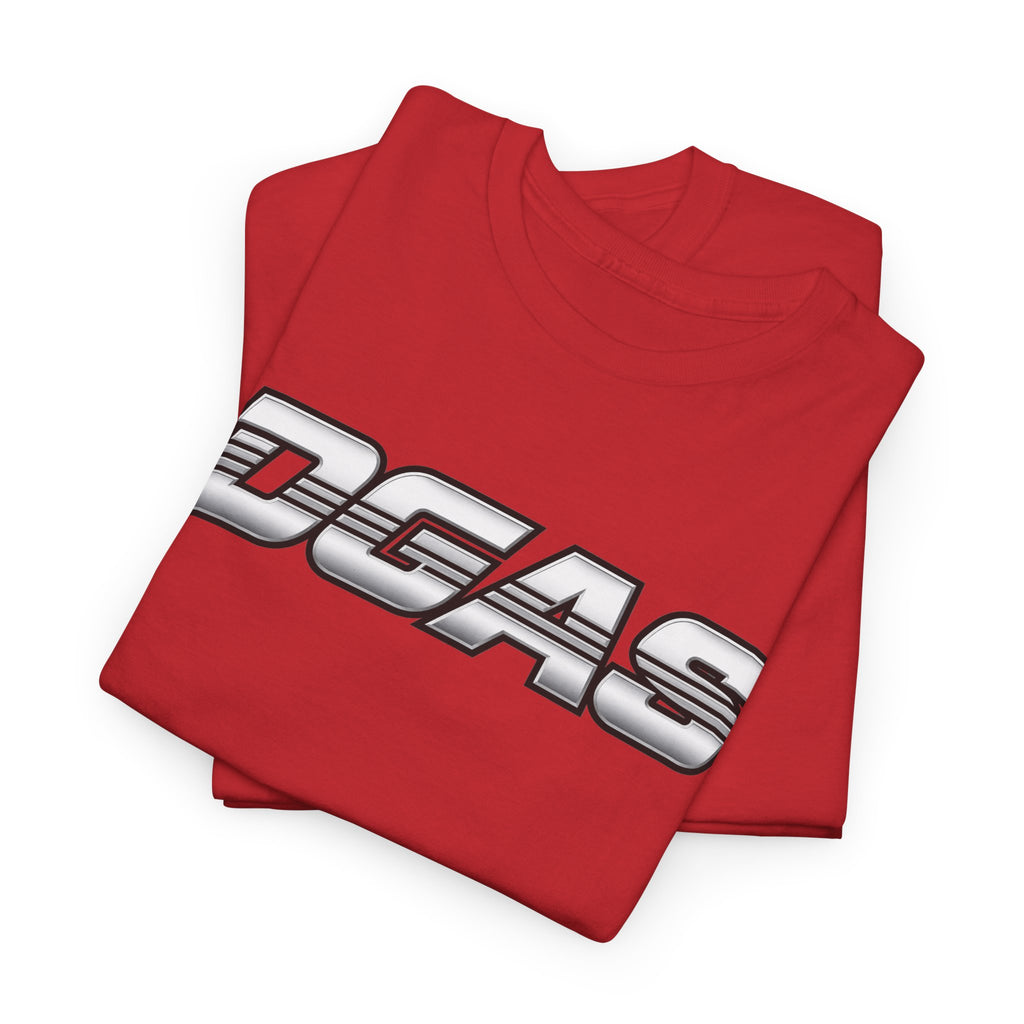DGAS (Dont Give A Shit) Retro Logo Tee — White Graphic T-Shirt