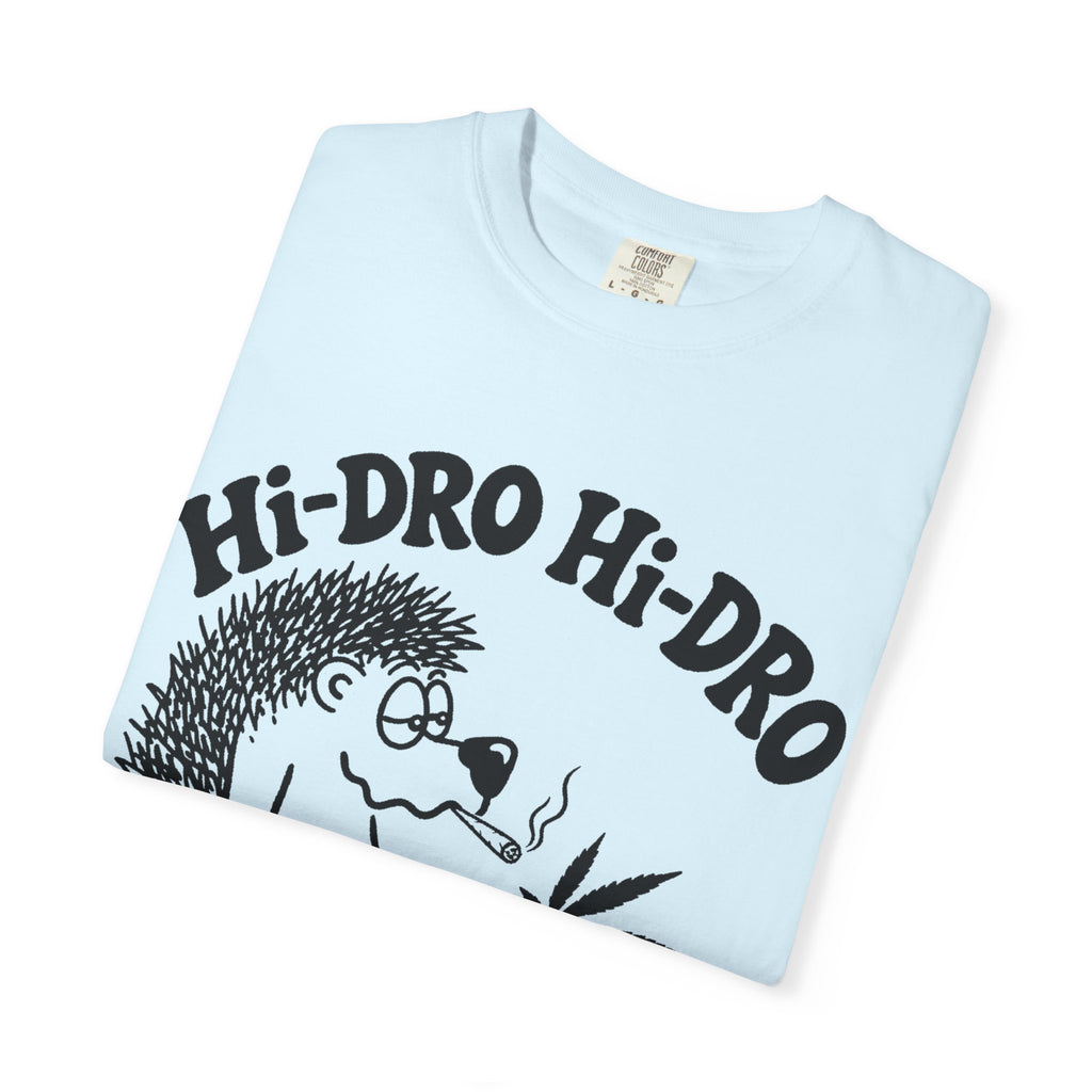 Hi-Dro The Stoned Hedgehog T-Shirt — Cute Retro Cannabis Graphic Tee