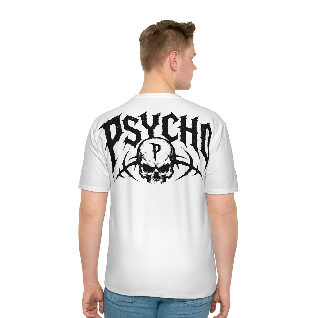 Halloween Pumpkin Reaper T-Shirt — Psycho Skull Back Graphic