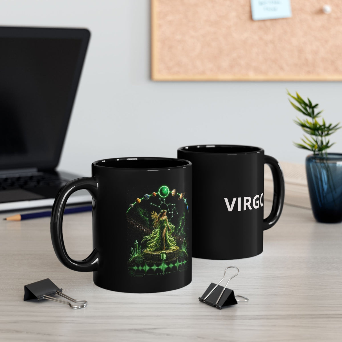 Zodiac Sign VIRGO -- Ceramic Mug, (11oz, 15oz)