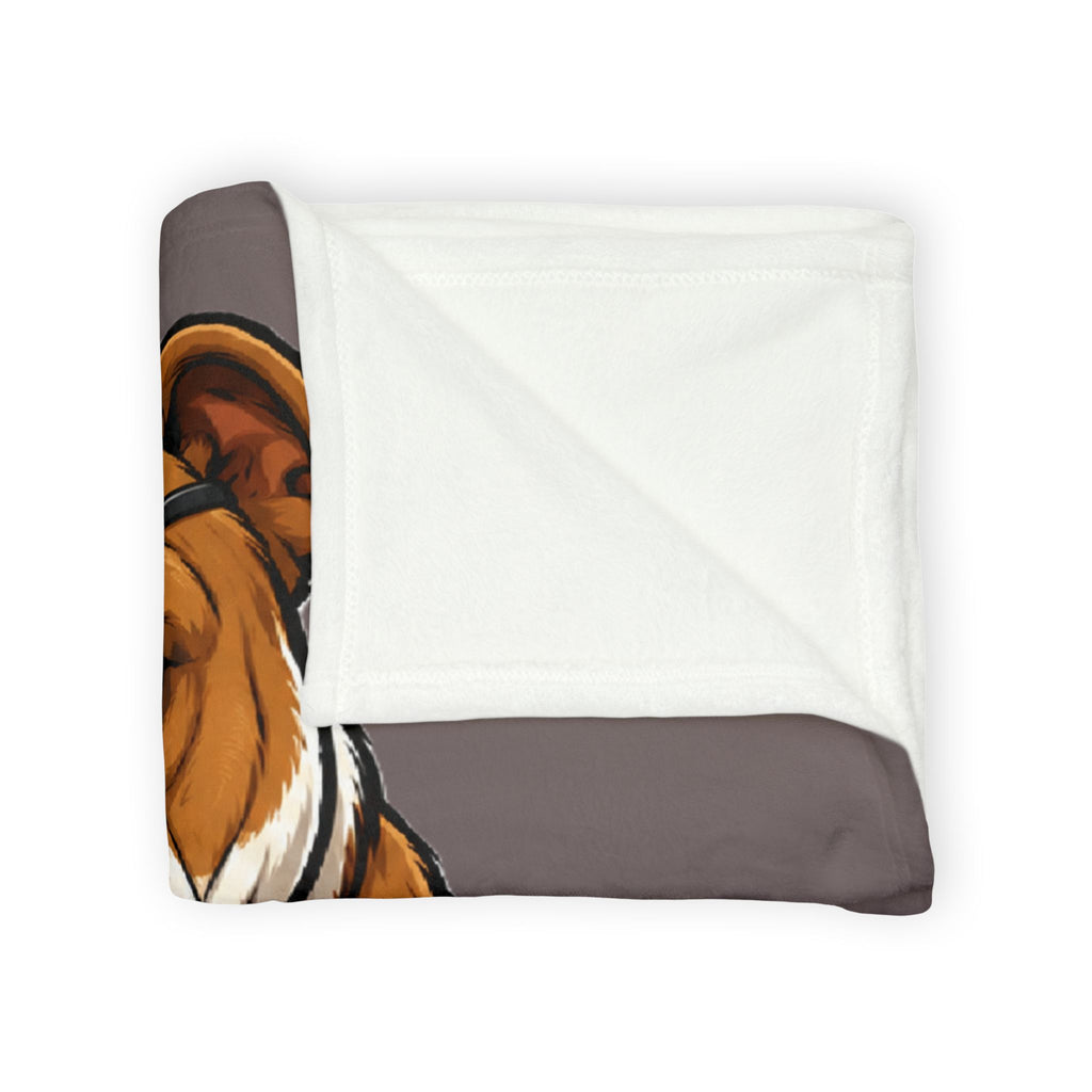 Bulldog Pirate Throw Blanket — Funny English Bulldog Eye Patch Cozy Blanket