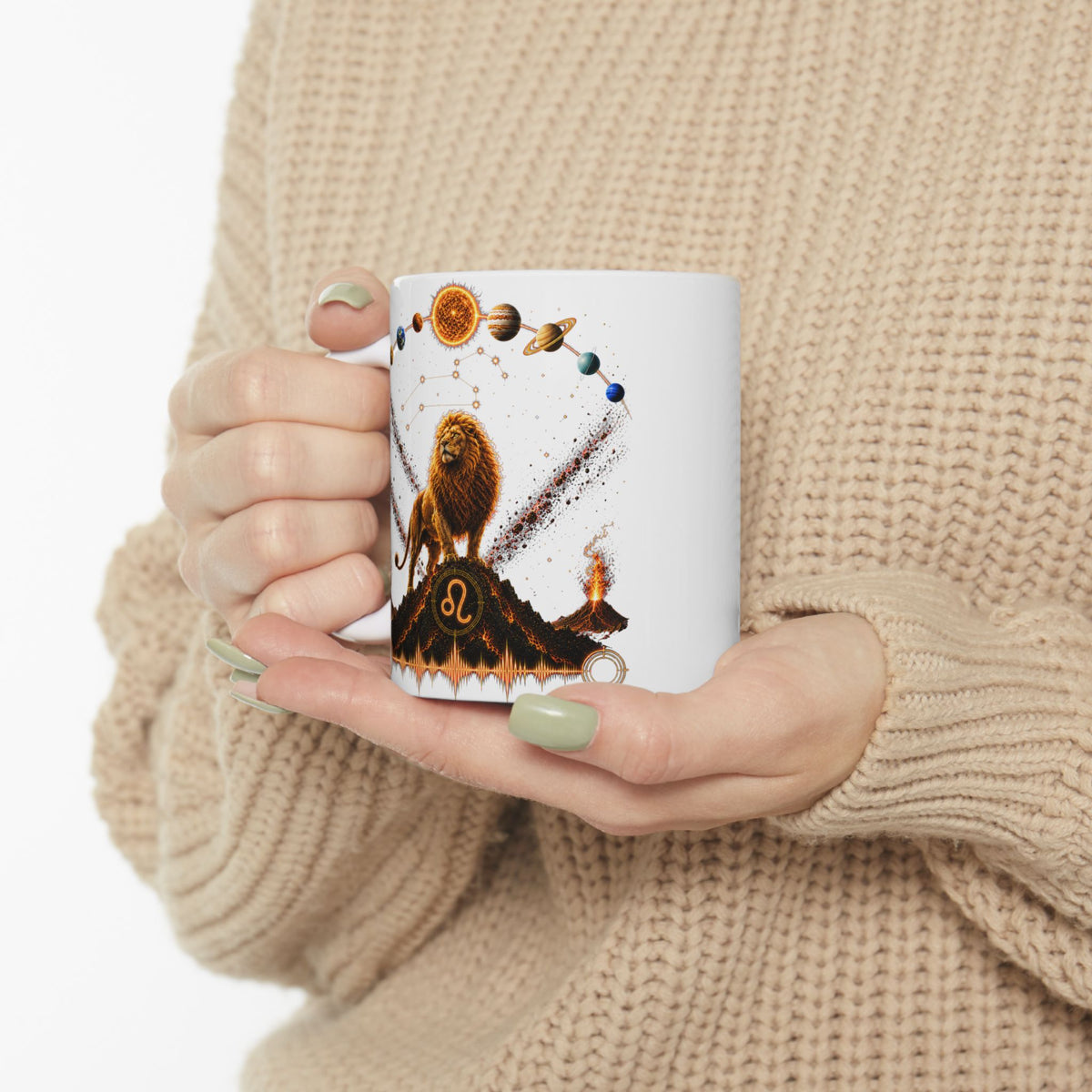 LEO Astrology Ceramic Mug — Zodiac Constellation Coffee Cup (11oz & 15oz)