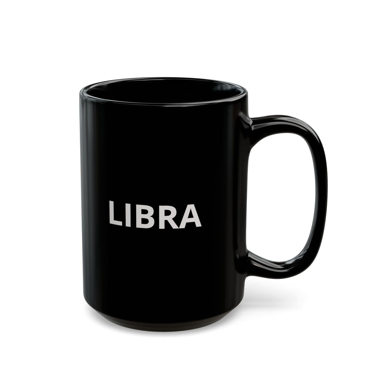 Libra Constellation Black Mug — Zodiac Coffee Cup (11oz & 15oz)