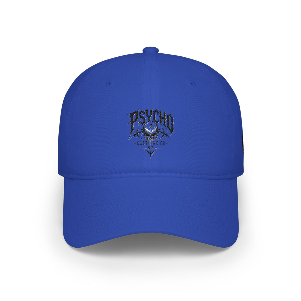 Baseball Cap — Psycho" Skull Graphic Hat