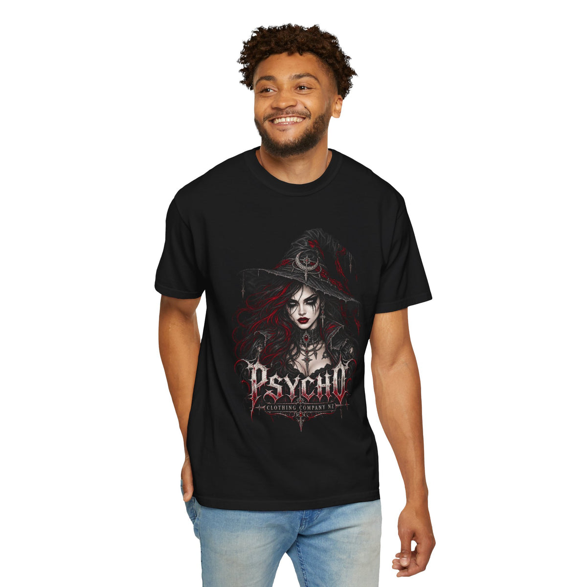 Psycho Witch Gothic Graphic T-Shirt