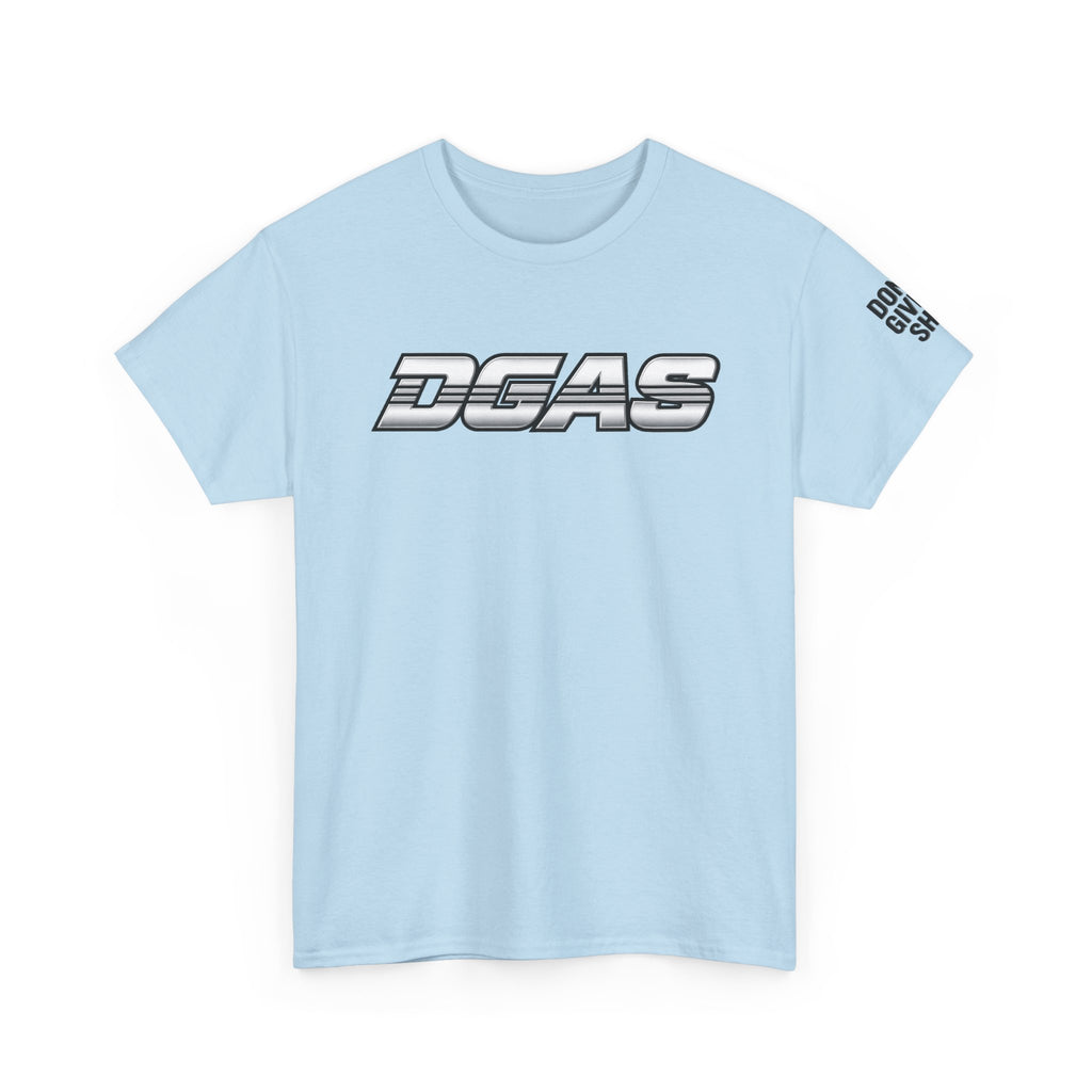 DGAS (Dont Give A Shit) Retro Logo Tee — White Graphic T-Shirt