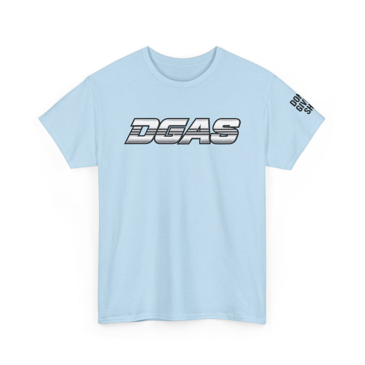 DGAS (Dont Give A Shit) Retro Logo Tee — White Graphic T-Shirt