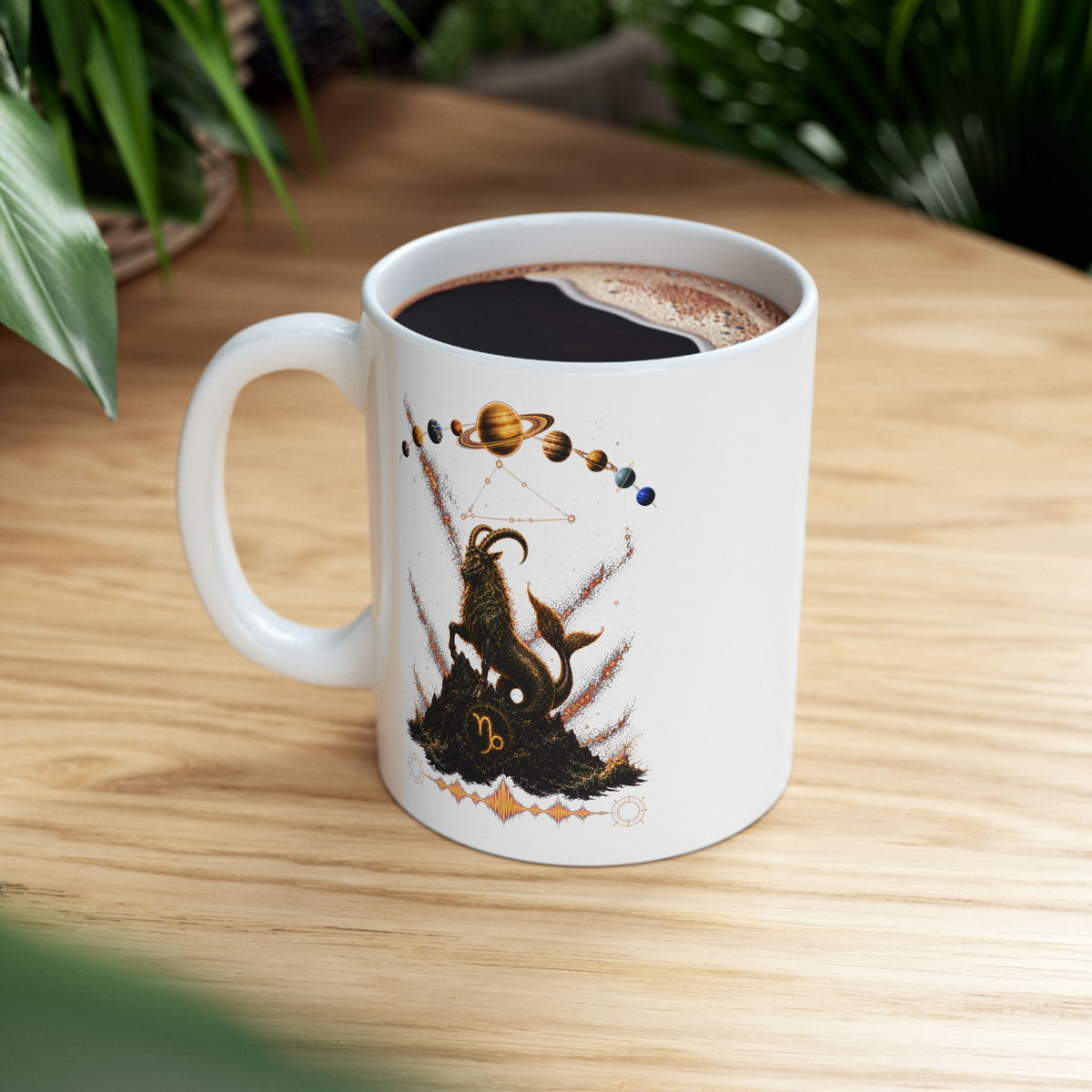 Zodiac Sign CAPRICORN -- Ceramic Mug, (11oz, 15oz)