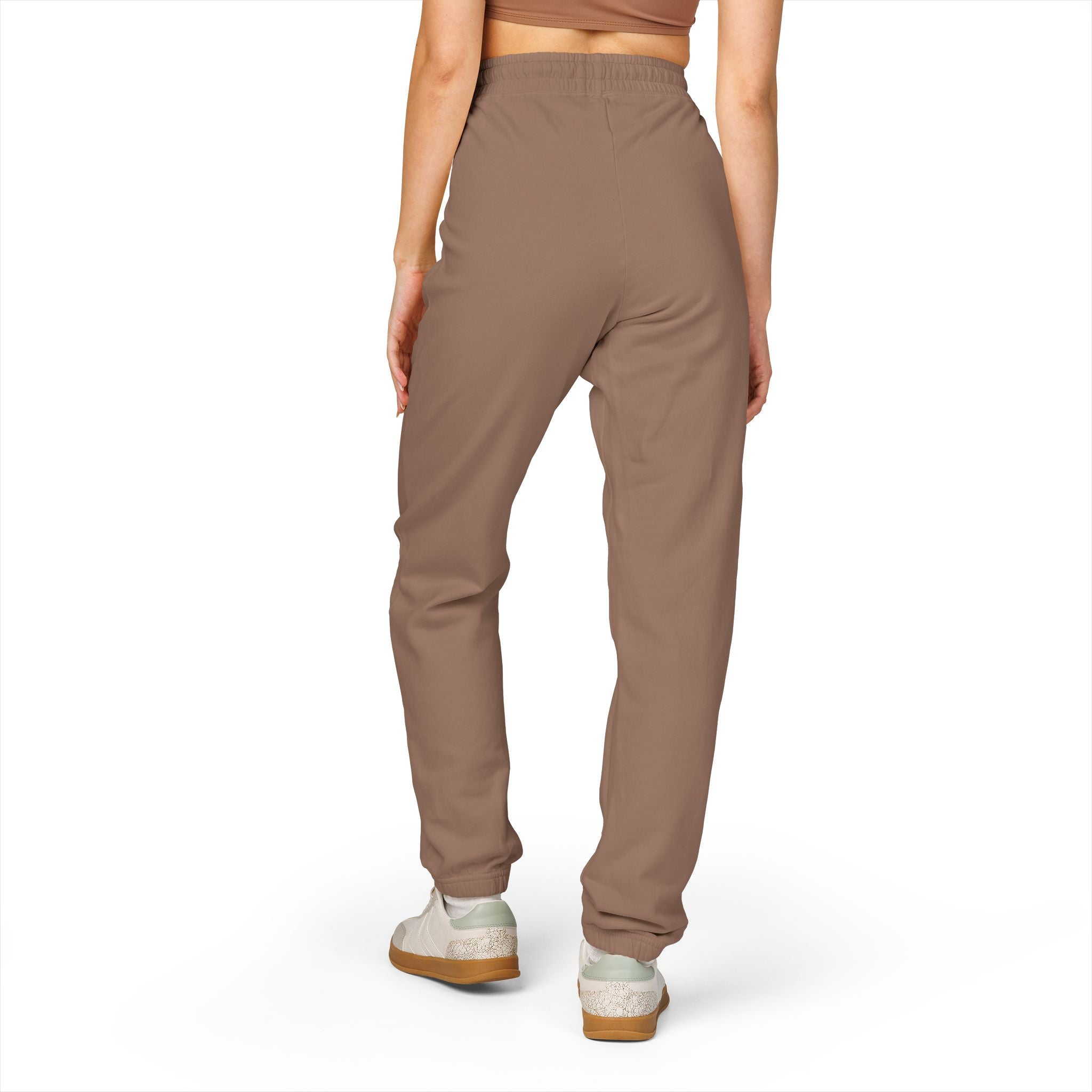 Charcoal 'Mushroom Club' Joggers — Casual Graphic Sweatpants