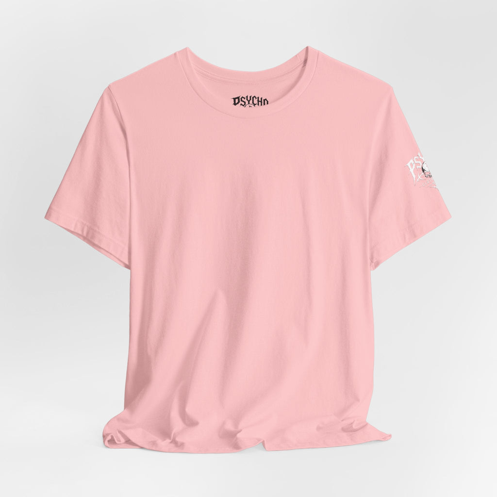 Psycho Clothing Co. Graphic Tee — Gothic Skull Logo T‑Shirt