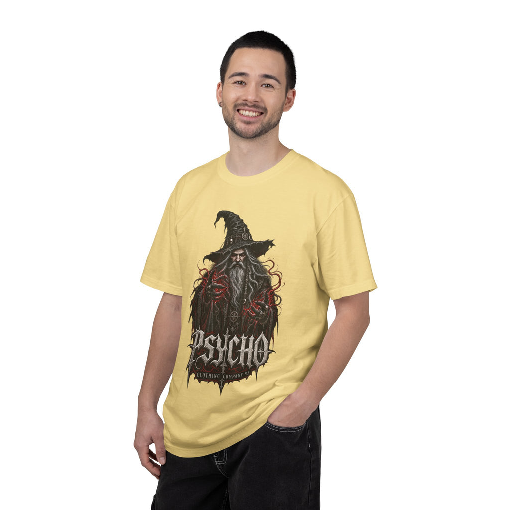 Psycho Wizard T-Shirt — Gothic Wizard Graphic Tee