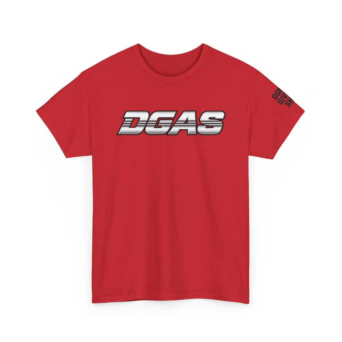 DGAS (Dont Give A Shit) Retro Logo Tee — White Graphic T-Shirt