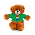 Kiwi Stripe Teddy Bear with Graphic Tee