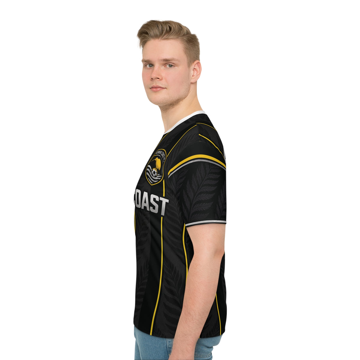 Kowhai Coast Aotearoa Rugby-Style Men's Loose T-Shirt