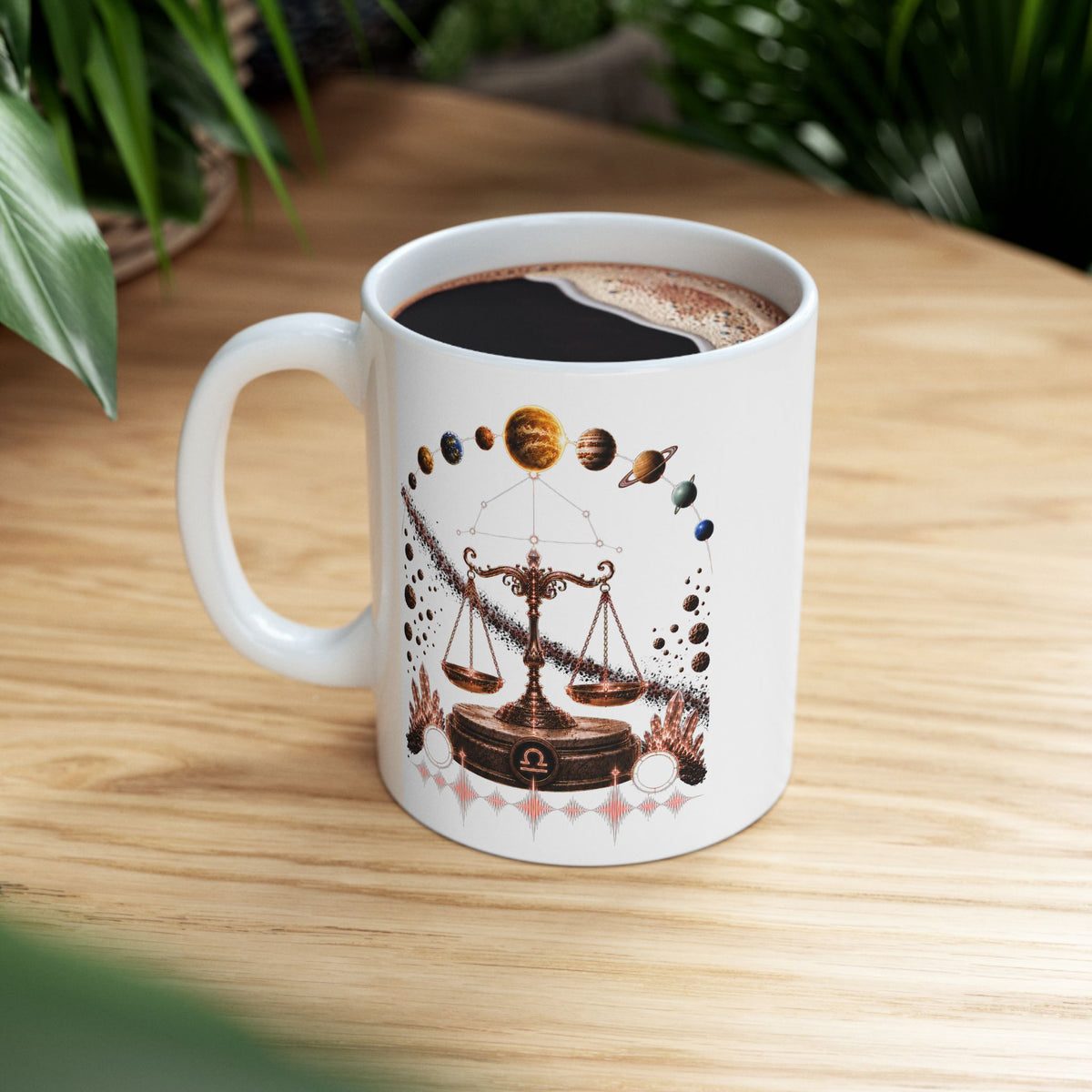 Zodiac Sign LIBRA -- Ceramic Mug, (11oz, 15oz)