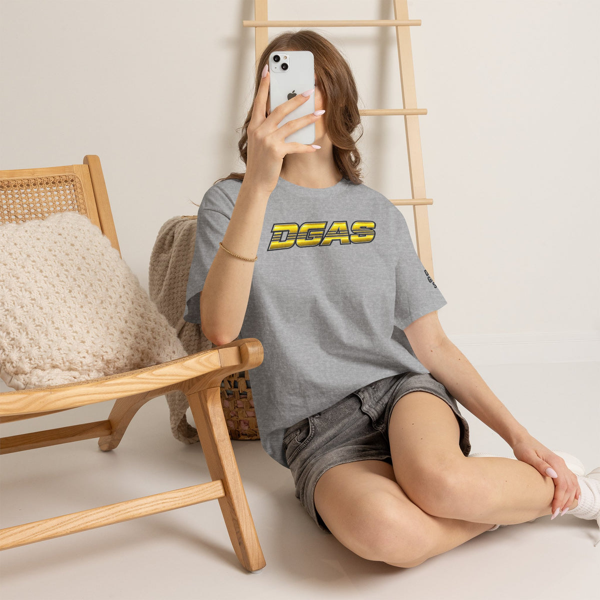 DGAS (Dont Give A Shit) Graphic Tee — Bold Retro Racing Logo T‑Shirt