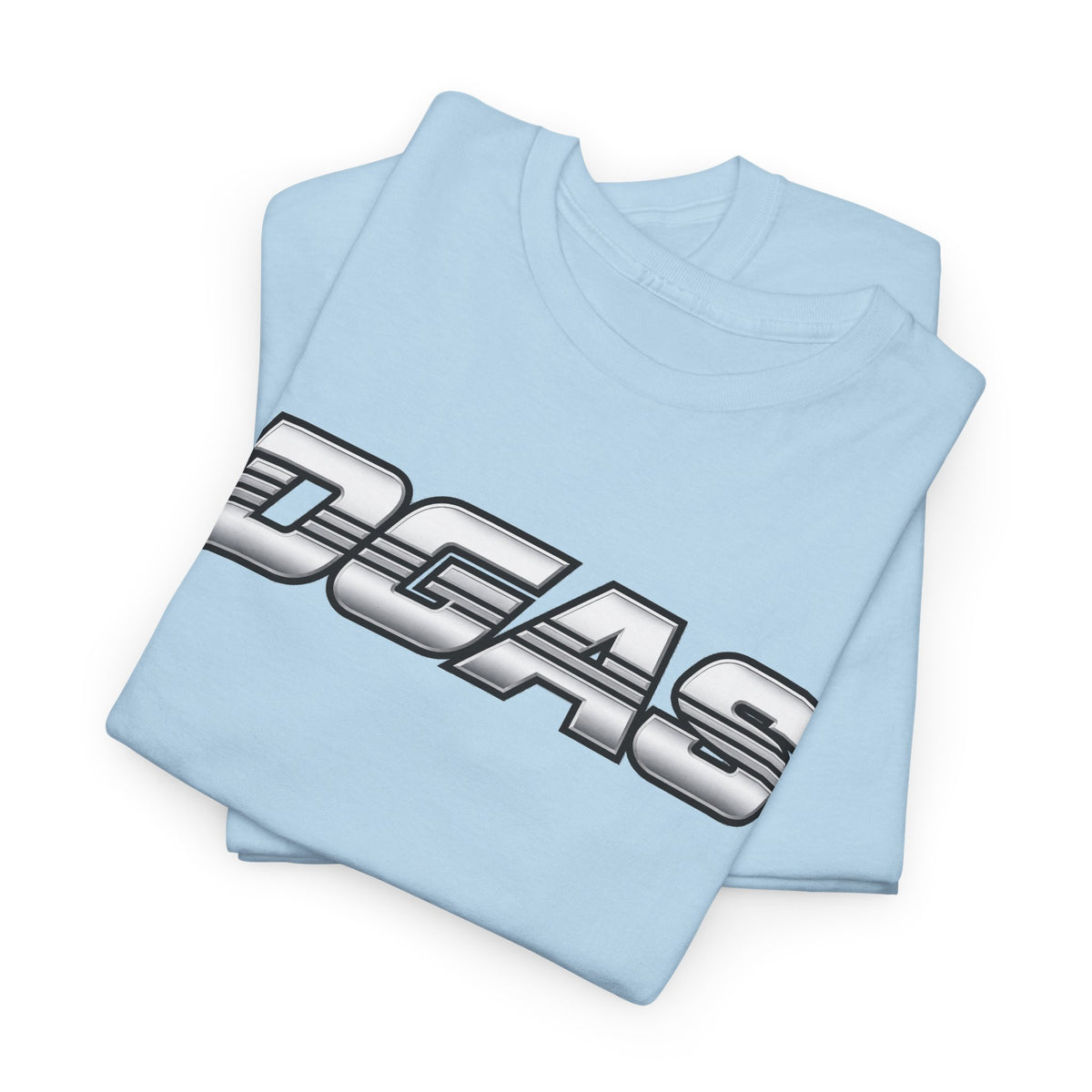 DGAS (Dont Give A Shit) Retro Logo Tee — White Graphic T-Shirt