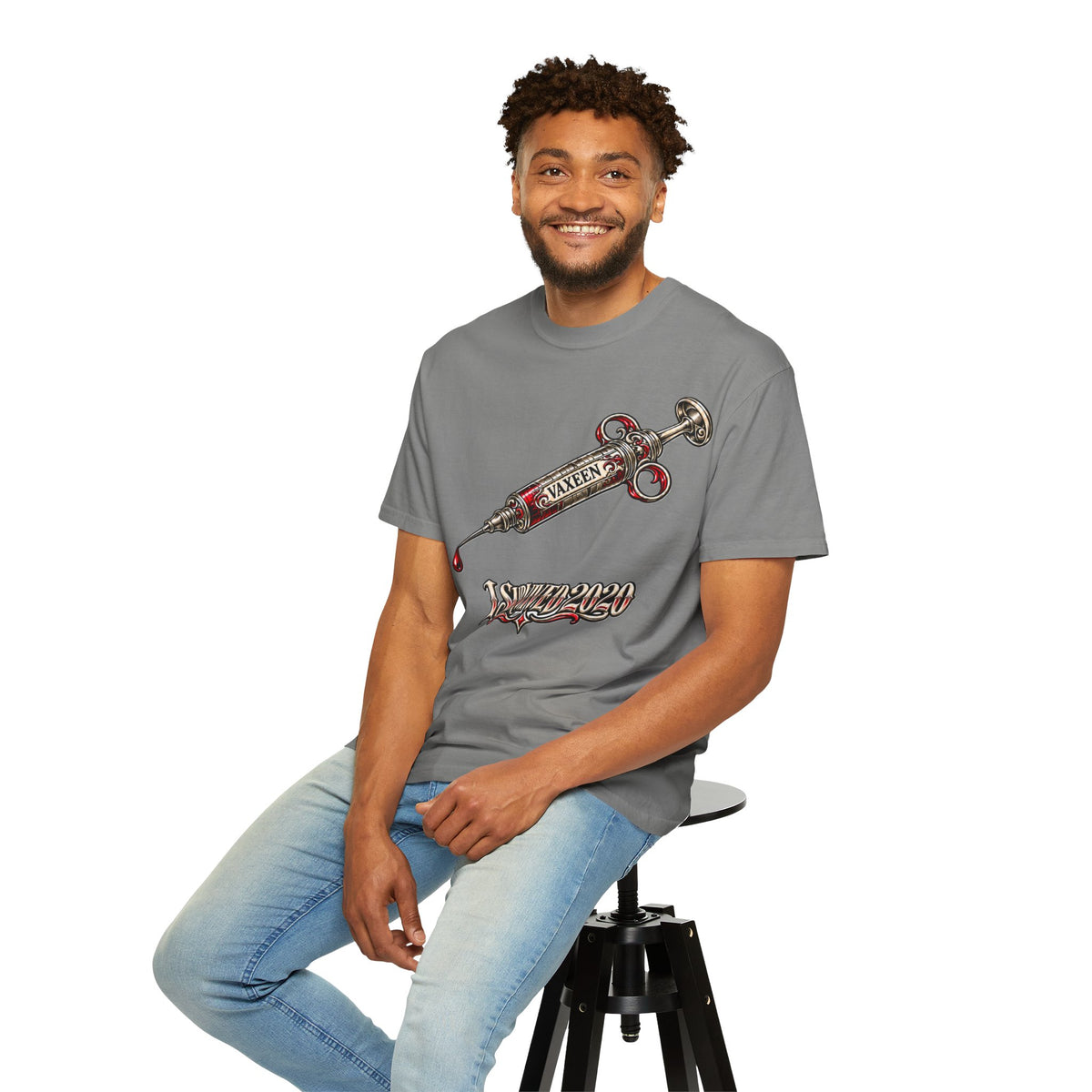 I Survived 2020 T-Shirt — Retro Syringe Graphic Tee