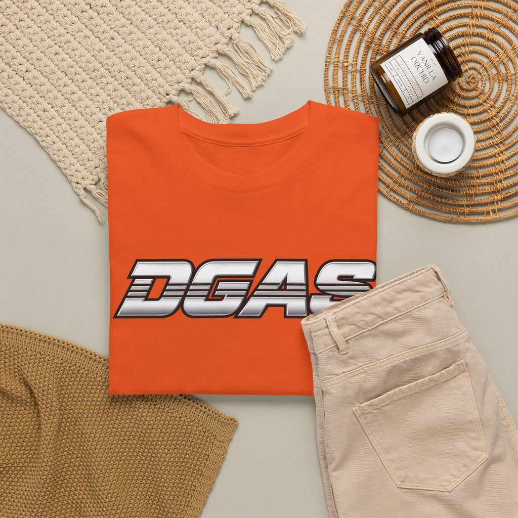 DGAS (Dont Give A Shit) Retro Logo Tee — White Graphic T-Shirt