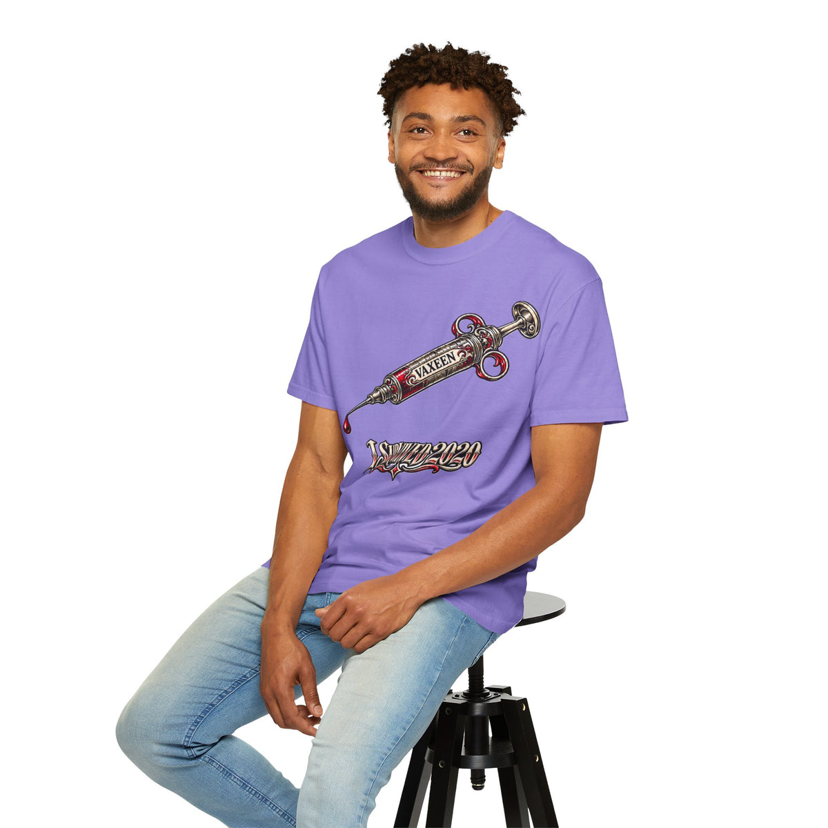 I Survived 2020 T-Shirt — Retro Syringe Graphic Tee