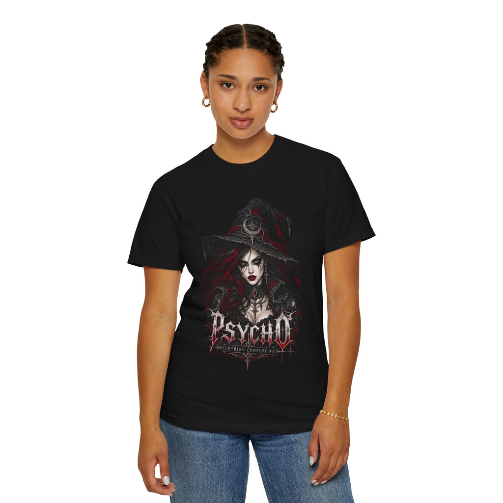 Psycho Witch Gothic Graphic T-Shirt