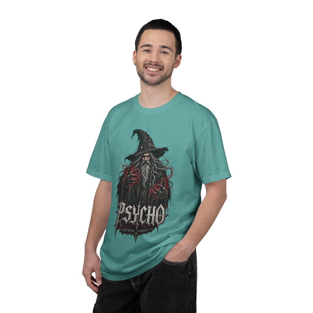 Psycho Wizard T-Shirt — Gothic Wizard Graphic Tee
