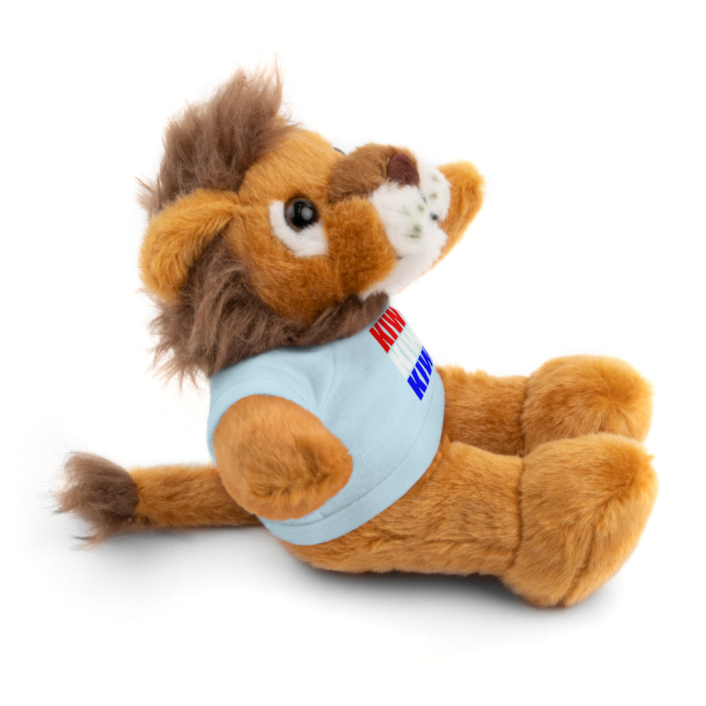 Kiwi Stripe Teddy Bear with Graphic Tee