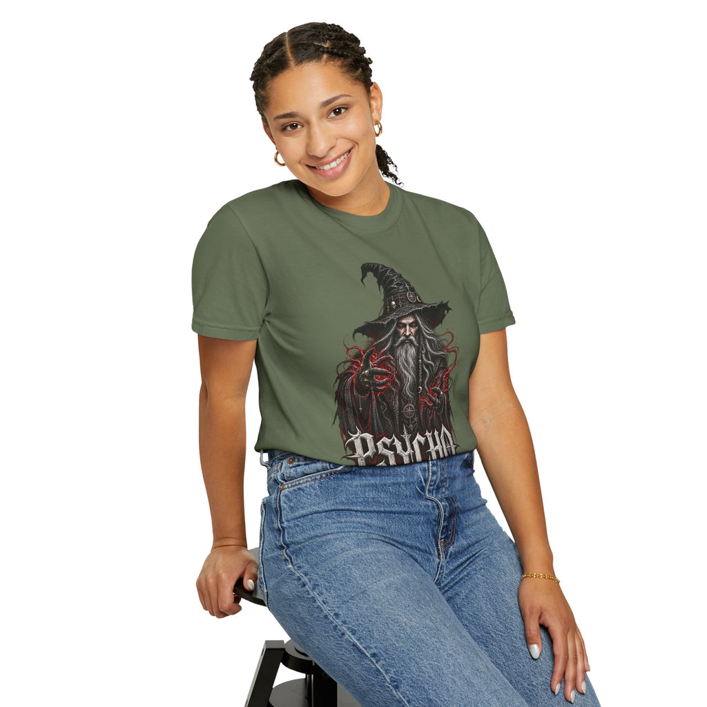 Psycho Wizard T-Shirt — Gothic Wizard Graphic Tee