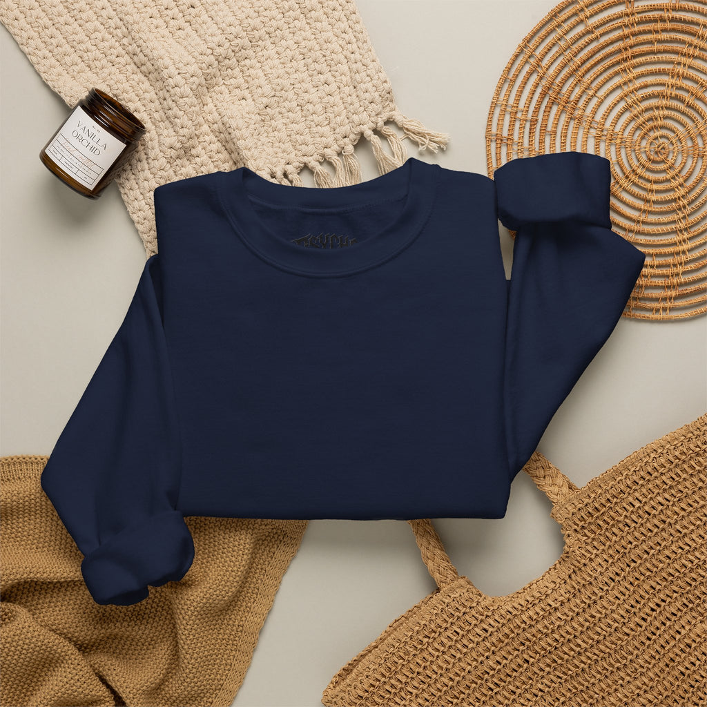 Classic Black Crewneck Sweatshirt