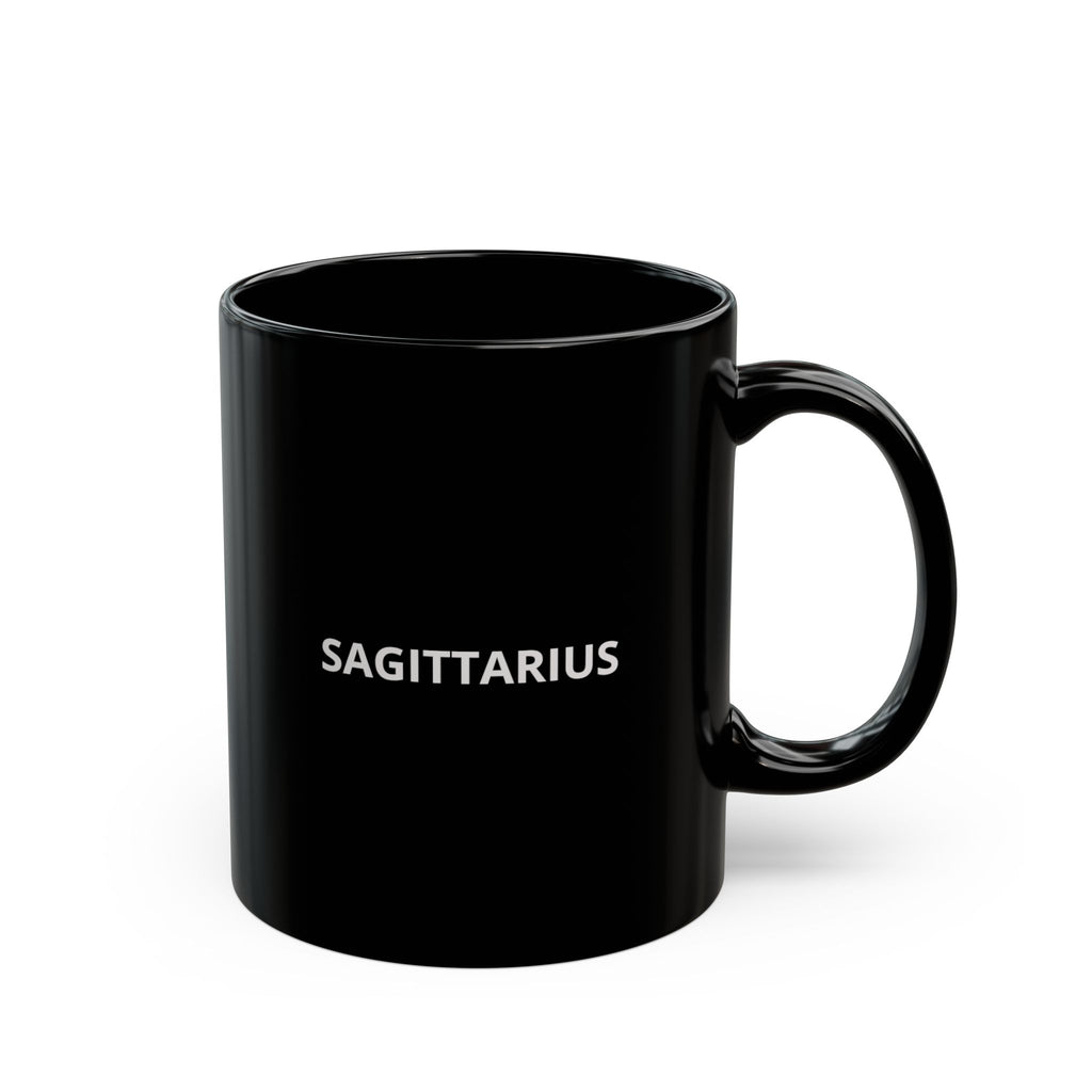SAGITTARIUS Constellation Black Mug — Zodiac Coffee Cup (11oz, 15oz)