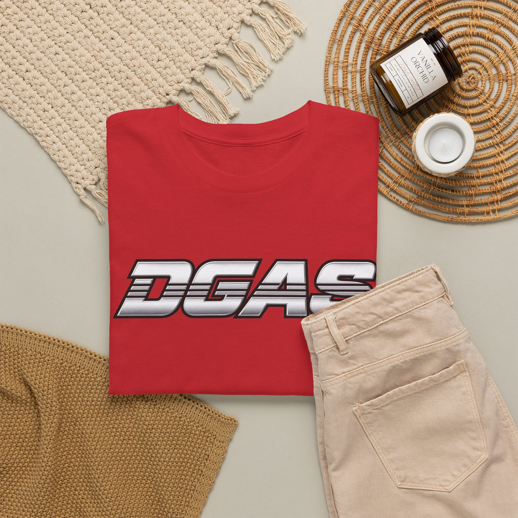DGAS (Dont Give A Shit) Retro Logo Tee — White Graphic T-Shirt
