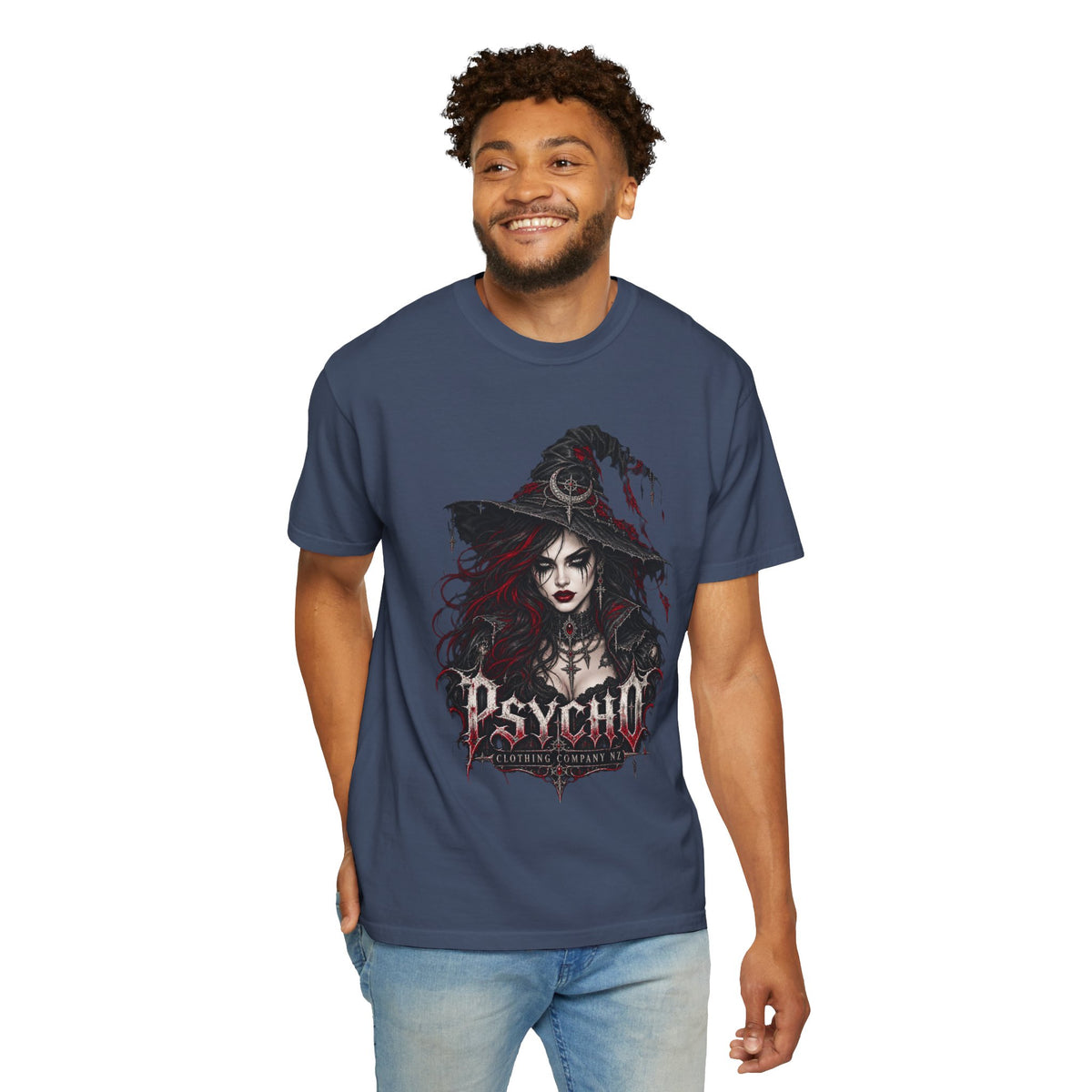 Psycho Witch Gothic Graphic T-Shirt