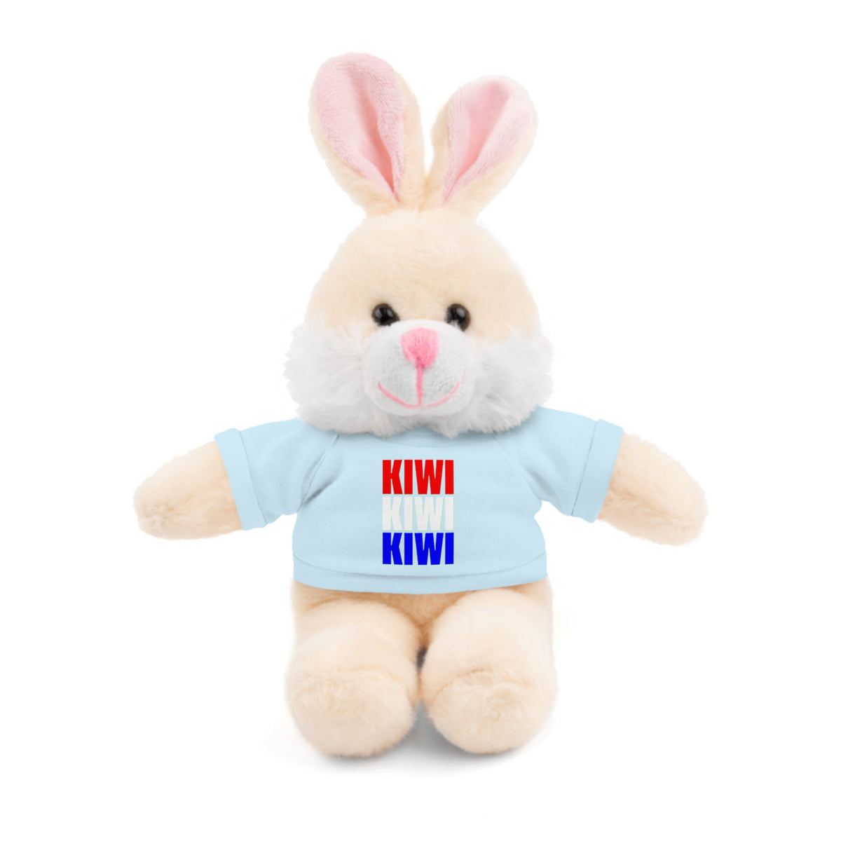 Kiwi Stripe Teddy Bear with Graphic Tee