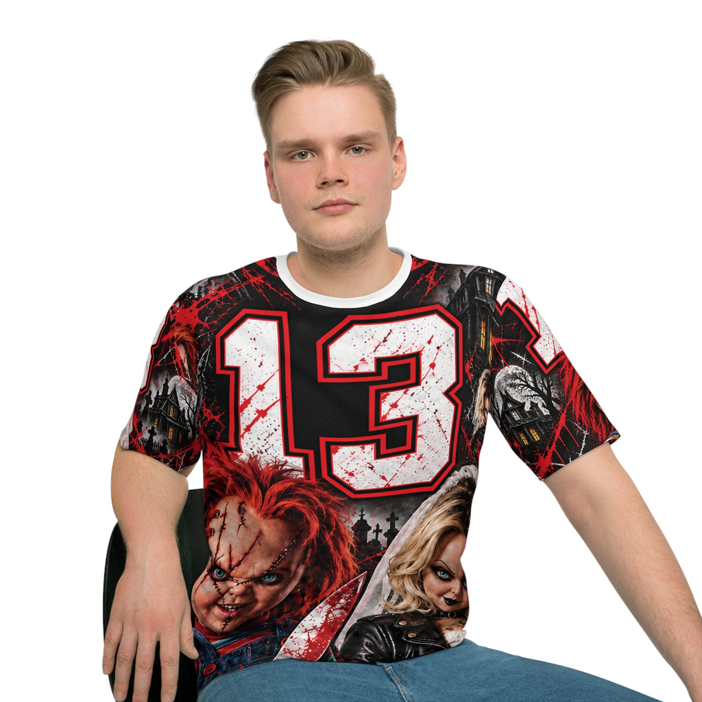 Horror Movie Chucky & Tiffany 13 Graphic T‑Shirt