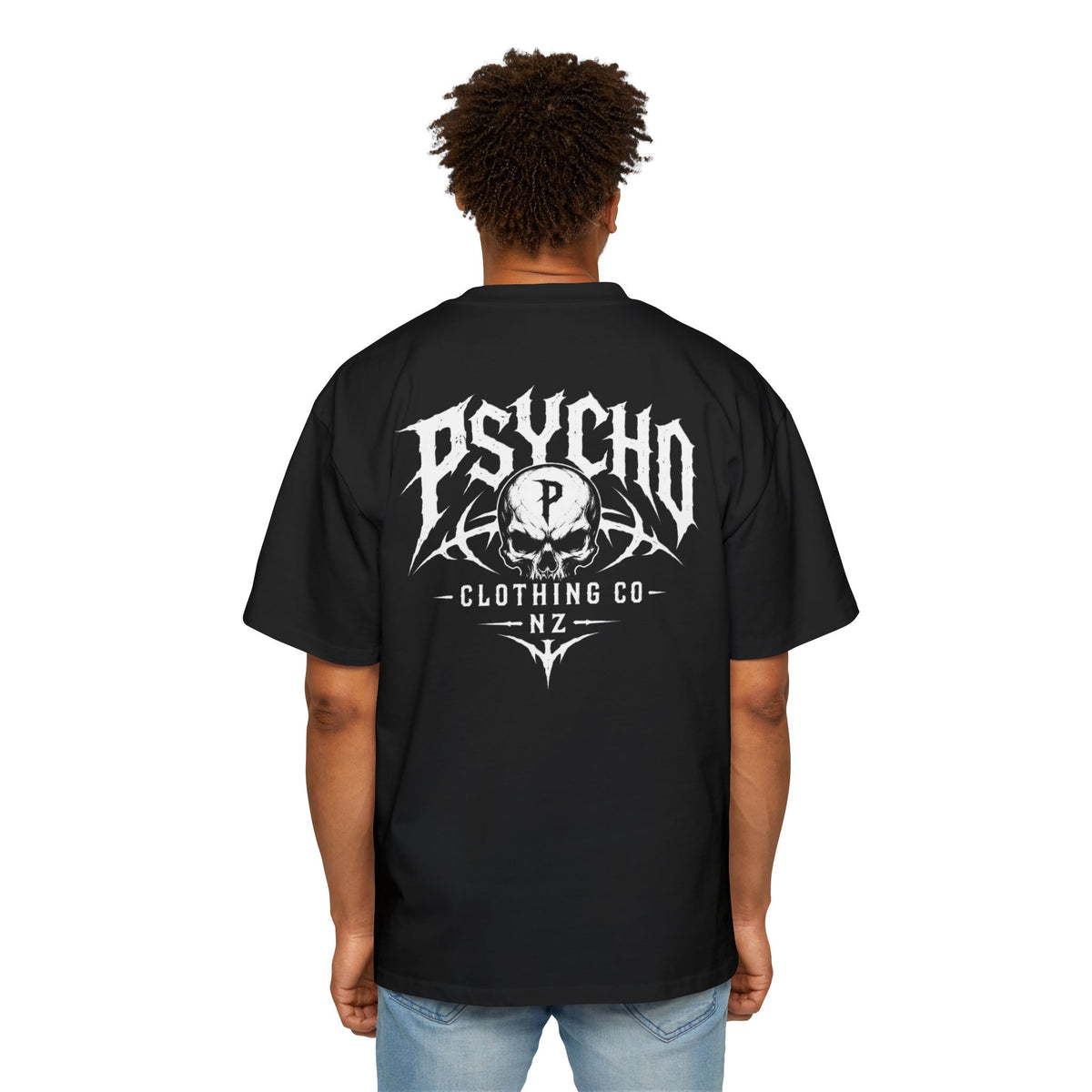 Psycho Clothing Company NZ  - Men's Heavy Oversized Tee