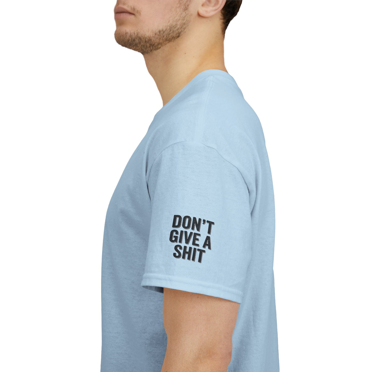 DGAS (Dont Give A Shit) Retro Logo Tee — White Graphic T-Shirt