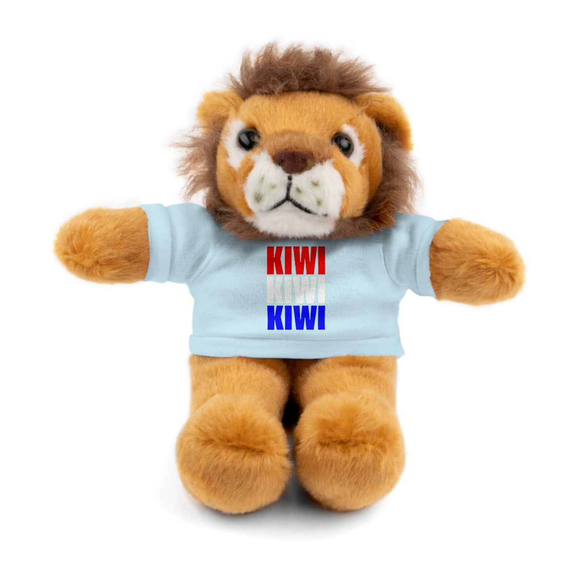 Kiwi Stripe Teddy Bear with Graphic Tee