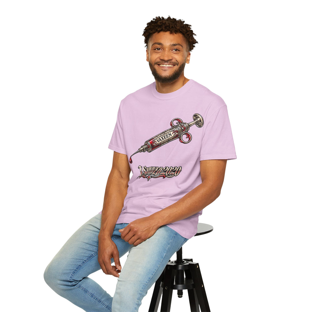 I Survived 2020 T-Shirt — Retro Syringe Graphic Tee