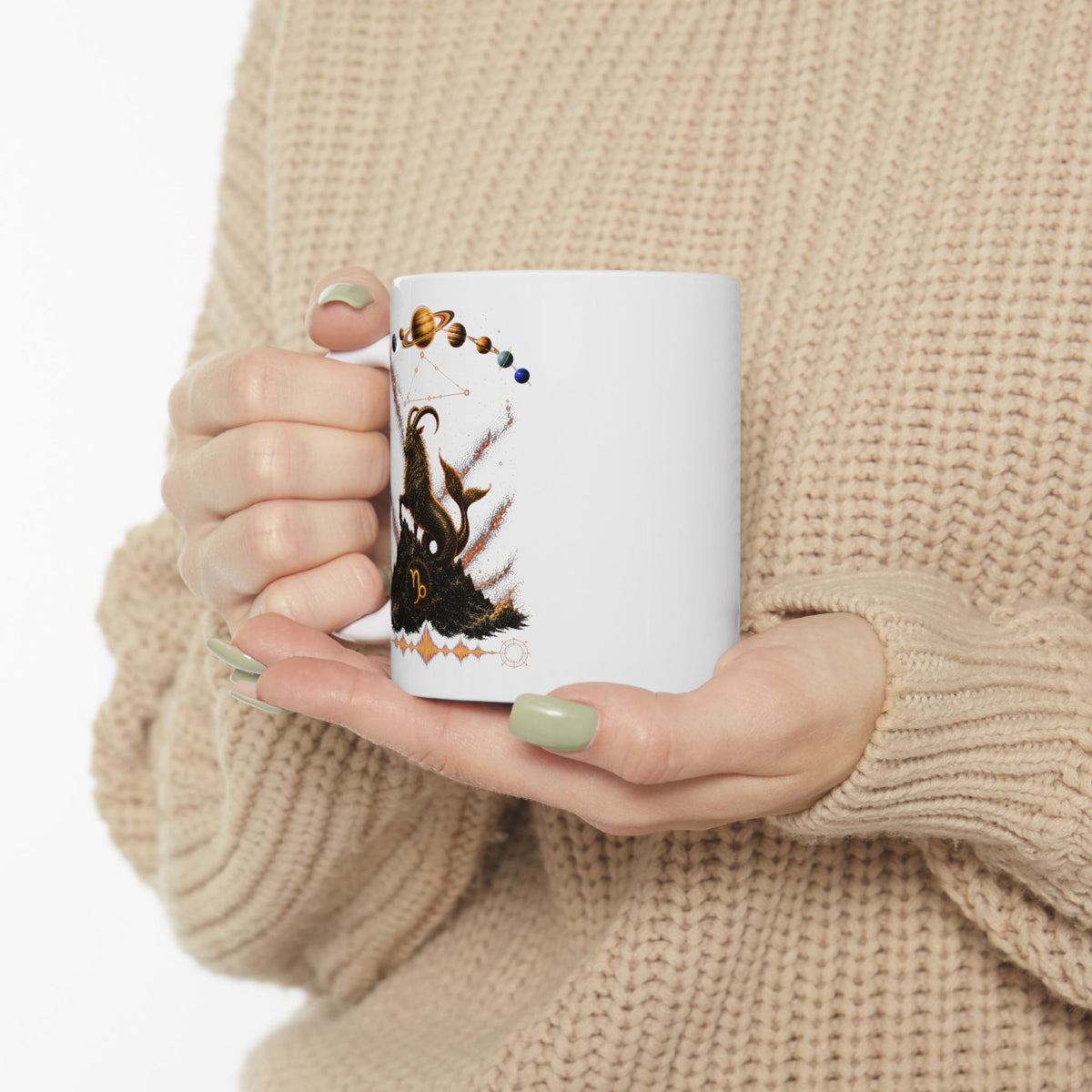 Zodiac Sign CAPRICORN -- Ceramic Mug, (11oz, 15oz)
