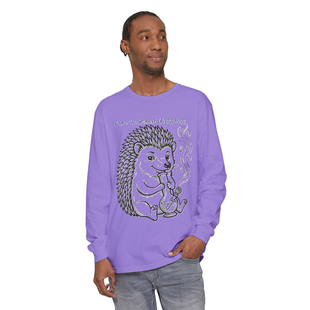 Hi I'm Hi-Dro The Stoned Hedgehog Long Sleeve T-Shirt
